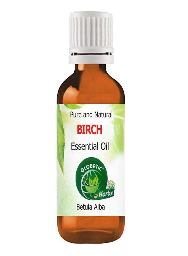 Globatic Herbs BIRCH TAR Essential Oil 30 ml (Betula Alba) Organic, Undiluted, Aromatherapy & 100% Therapeutic Grade - Image 1