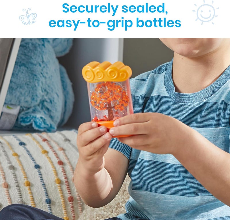 hand2mind hand2mind Changing Seasons Sensory Tubes Sensory Fidget Tubes Learning Weather for Kids Anxiety Calming Tools Occupational Therapy Toys Calm Down Corner Supplies Set of 4 95385  - Image 5