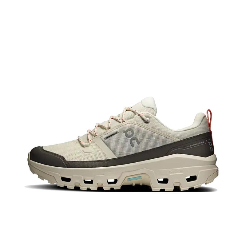 On Cloudrock Low Top Mountaineering Hiking Shoes for Men - Ecru - 3MF10253334