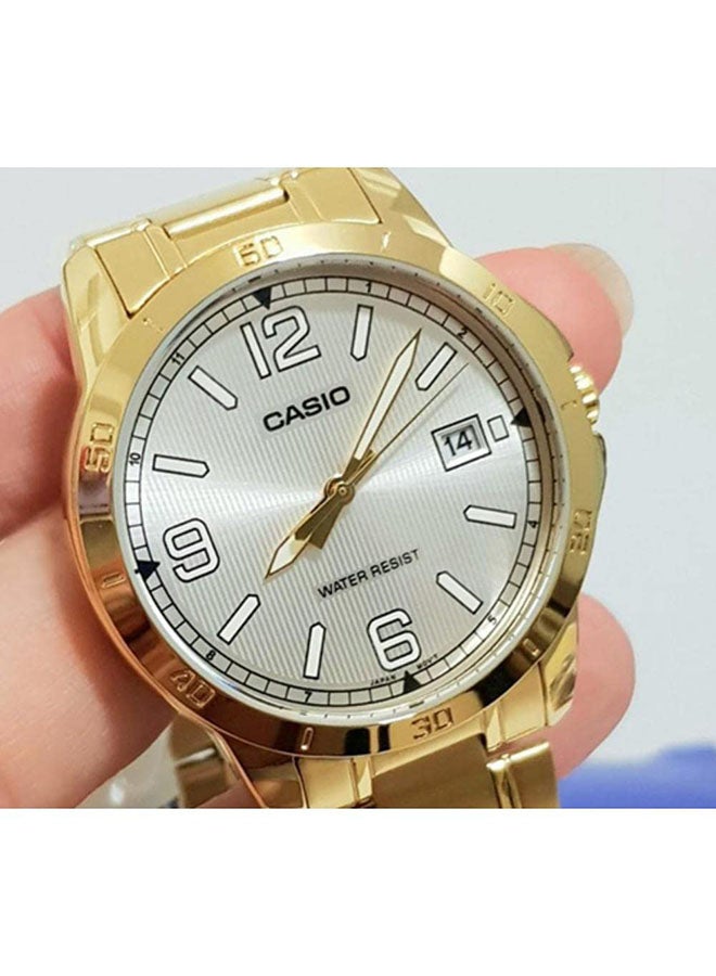 CASIO Women Stainless Steel Analog Wrist Watch LTP-V004G-7B2UDF - 35 mm - Gold - Image 3
