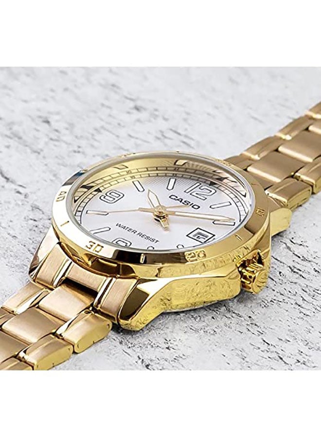 CASIO Women Stainless Steel Analog Wrist Watch LTP-V004G-7B2UDF - 35 mm - Gold - Image 2