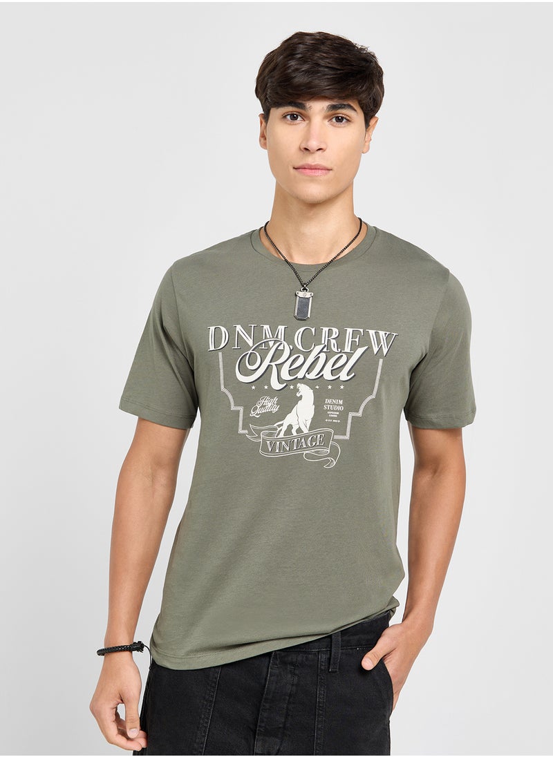 JJ Rebel Jrebgaso Crew Neck T-Shirt  - Image 1