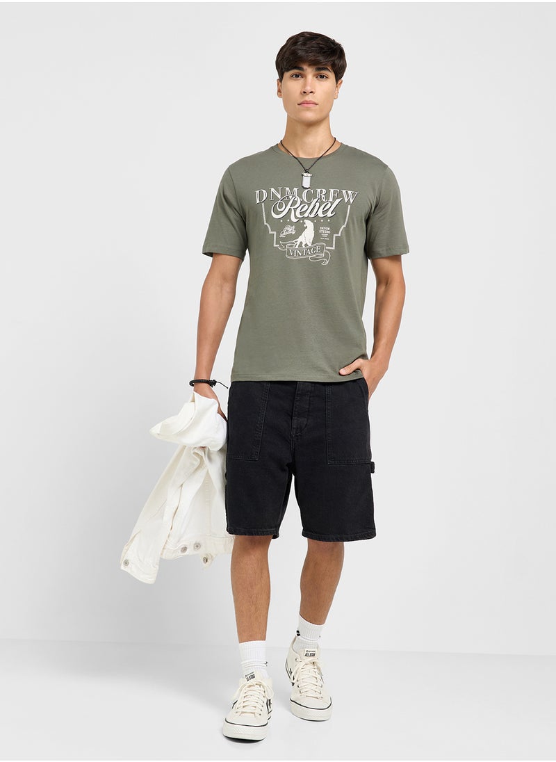 JJ Rebel Jrebgaso Crew Neck T-Shirt  - Image 4