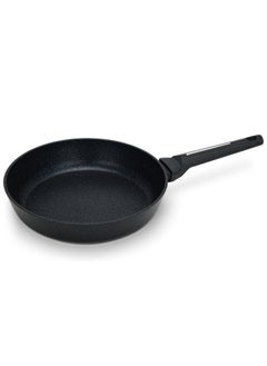 FERRO Fissman Frying Pan Ferro 22x5.0Cm with Induction Bottom Premium Non Stick Fry Pan Ideal for Searing Frying and Cooking Durable & Stylish Cookware for All Heat Sources (Aluminium With Non Stick Coating)  - Image 1