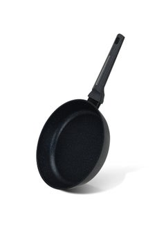 FERRO Fissman Frying Pan Ferro 22x5.0Cm with Induction Bottom Premium Non Stick Fry Pan Ideal for Searing Frying and Cooking Durable & Stylish Cookware for All Heat Sources (Aluminium With Non Stick Coating)  - Image 2