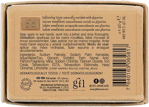 Prija Softening Vegetable Soap Gift Pack for Hand Cleansing and Moisturising Premium Enriched Hydrating Hand Soap with Vegetable Glycerin in Travel Size 4 x 40g - Image 2
