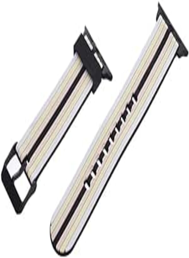 Generic Silicone Adjustable And Expandable Watch Strap With Youthful Design For Unisex Compatible With Smart Watches 38/40/41MM - Multi Color