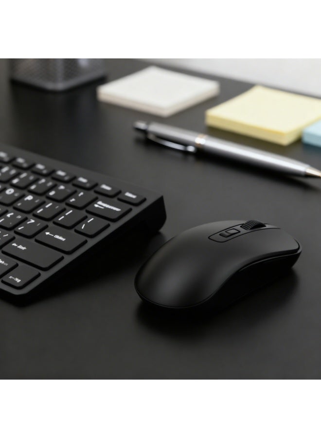 Wireless Keyboard and Mouse Combo Set, Right-Handed Mouse, 2.4 GHz Wireless USB, Compatible with PC, laptop, Black - Image 5