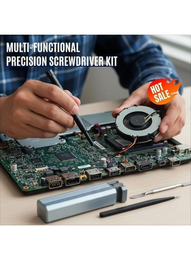 44 في 1 مجموعة مفكات براغي مغناطيسية دقيقة، مجموعة أدوات إصلاح محمولة للإلكترونيات والساعات والهواتف والكاميرات - Image 5