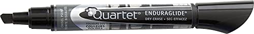 Quartet Dry Erase Markers, Whiteboard Markers, Chisel Tip, EnduraGlide, White Board Dry Erase Pens for Teachers, Home School & Office Supplies, Black, 12 Pack (5001-2M) - Image 3