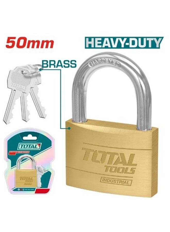 Total Brass Padlock 50Mm 270G Tlk32502