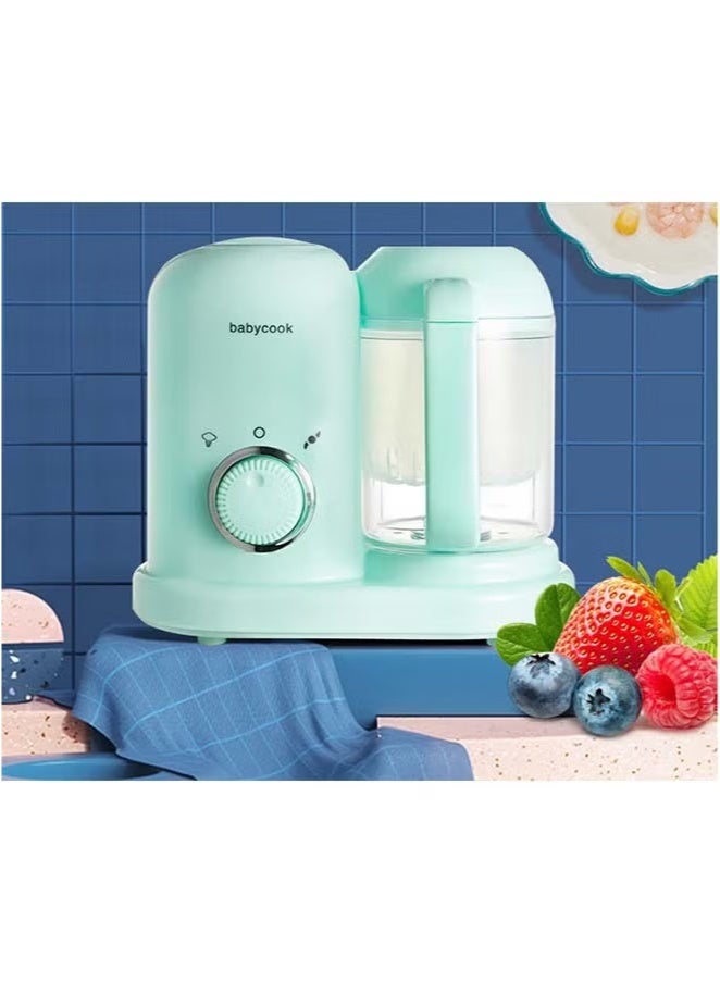 Sakulight ماكينة مكملات أغذية الأطفال، مطحنة كهربائية للطهي والتحريك الكل في واحد، مطحنة منزلية للأطفال، ماكينة طبخ مكملات أغذية الأطفال، مفرمة لحم، أخضر - Image 3