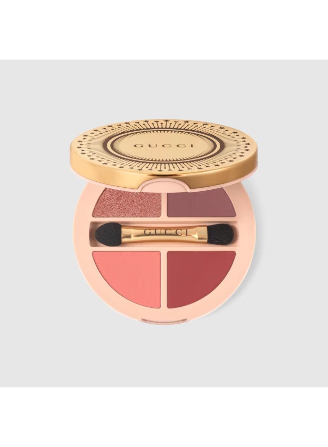 غوتشي لوحة ظلال العيون دو بوتيه أربعة ألوان درجة 02 روزا نيتيدا، 6.1 غرام - Image 1