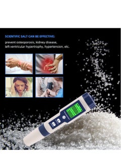 ماركة غير محددة جهاز قياس جودة المياه الرقمي 5 في 1 لقياس TDS/EC/pH/الملوحة/درجة الحرارة، مناسب لحمامات السباحة والمياه الشرب والأحواض السمكية  - Image 4
