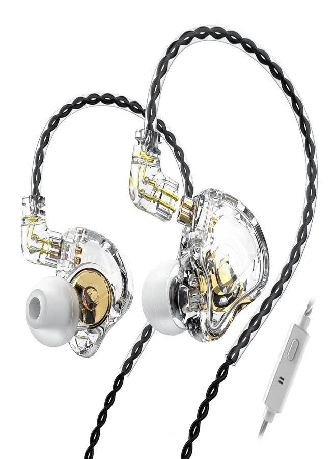 TRN MT1 In-Ear Monitor Headphones High-Clear Sound Earphones with 10mm Dual Magnetic Composite Dynamic Driver Noise Canceling Wired Earbuds - Image 1