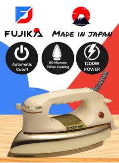 FUJIKA Fujika Dry Iron - Gold UI-D24GOLD(G)  - Made in Japan  - Image 2