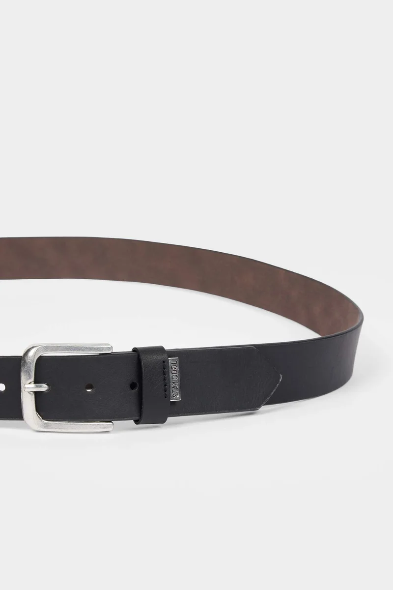 DeFacto Man Rectangle Clasp Faux Leather Jean Belt