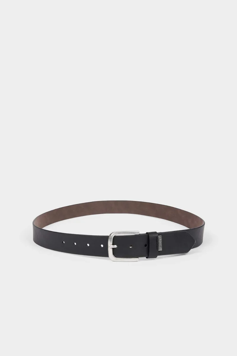 DeFacto Man Rectangle Clasp Faux Leather Jean Belt