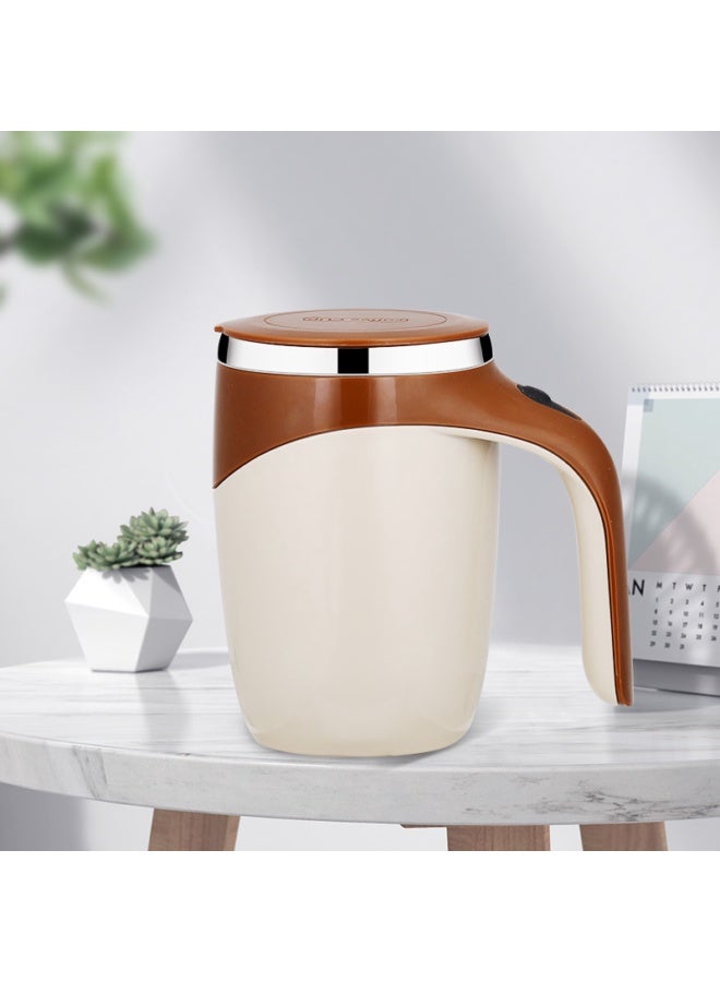 Automatic Electric Magnetic Stirring Cup - Portable Stainless Steel Coffee & Protein Powder Blender for Lazy People