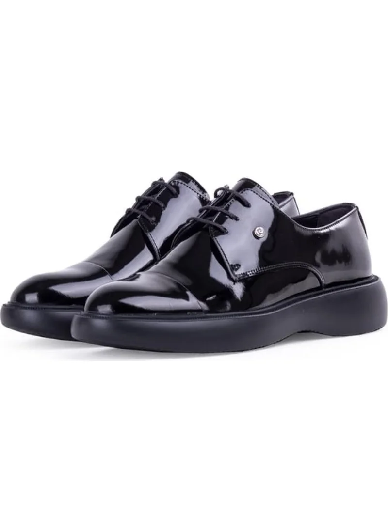 بيير كاردان Pce-70915 Men's High Sole Maskaretli Classic Patent Leather Shoes