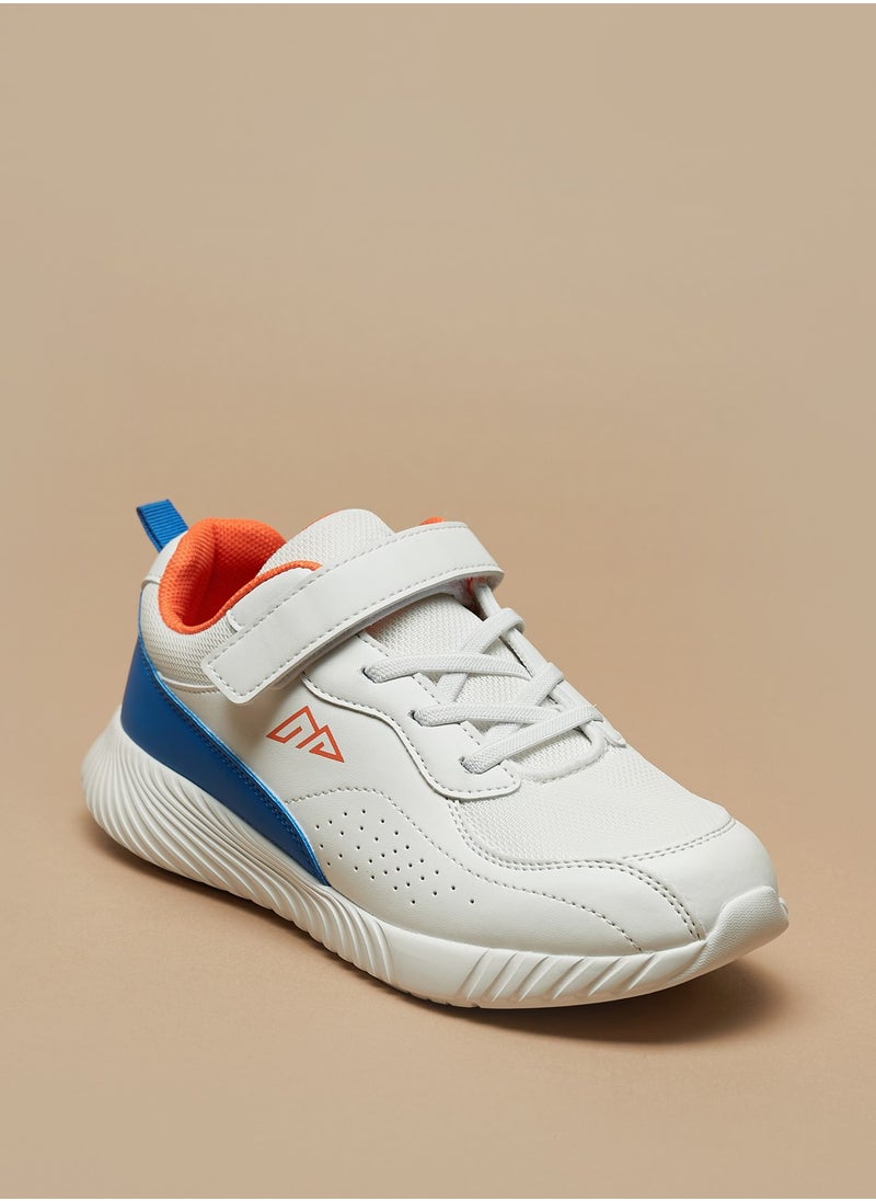 Oaklan by Shoexpress - Boys Panelled Sports Shoes with Hook and Loop Closure - Image 1
