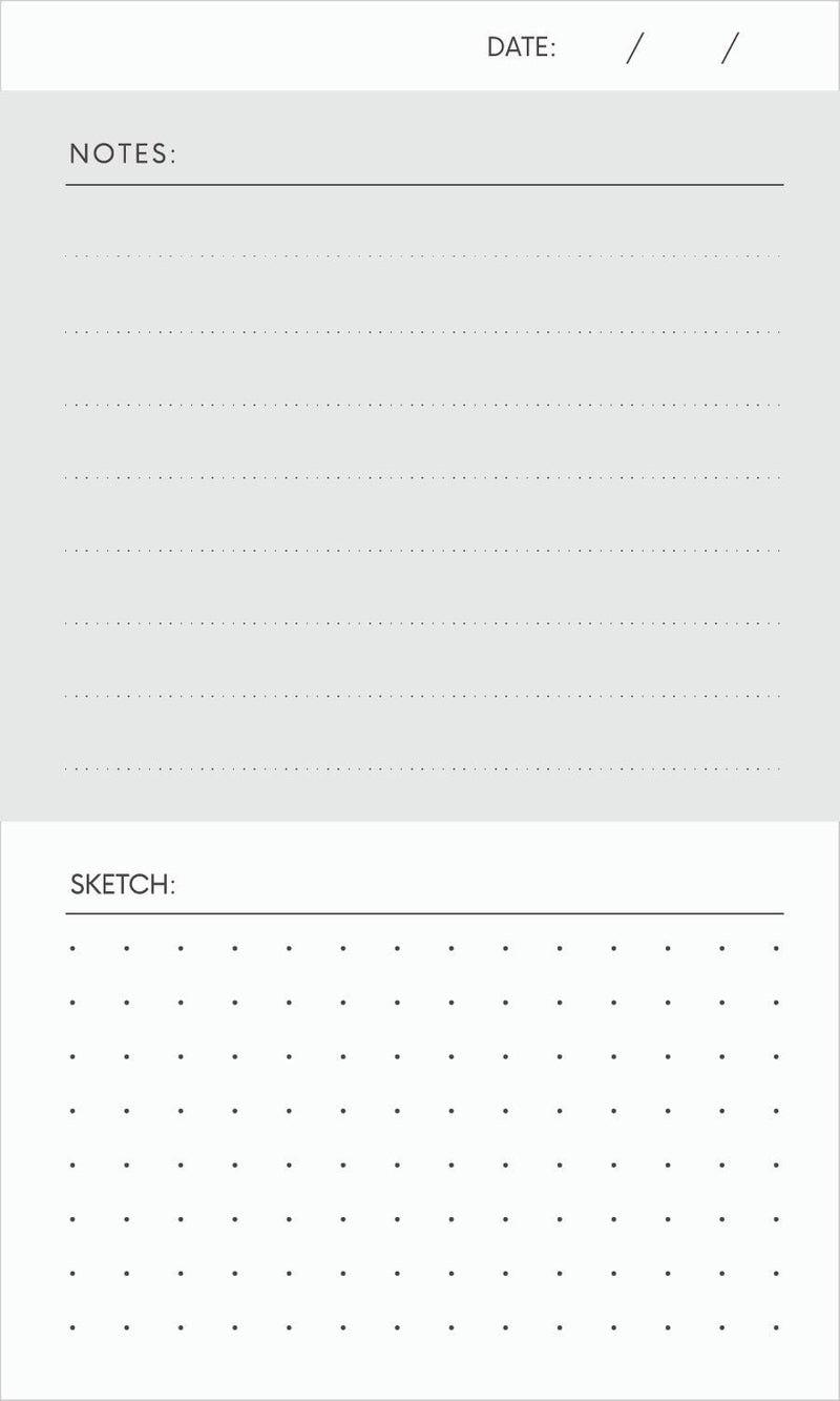 Notsu To Do List Grid Index Card Box 3x5 Set | 50 Task Planner Vertical Notecards with Index Card Holder Case - Image 2