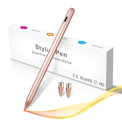 Edivia Electronic Stylus Pen for Lenovo Tab M10 M11 Plus,New Plastic Point Tip with Precise and Accurate Drawing Pens Compatible with Lenovo Tab M10 M11 Plus Stylus Pencil,Pink - Image 1
