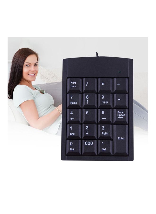 Loquat - USB Wired Numeric Keyboard Adapter Black - Image 1