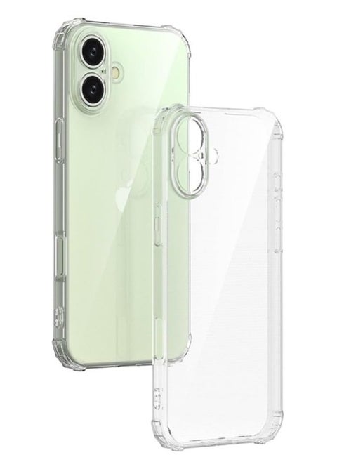 Case Compatible with iPhone 16   Case, Crystal Clear Case Designed for iPhone 16 TPU Case with 4 Corners Shockproof Protection and Camera Protection Anti-Fall Clear Case