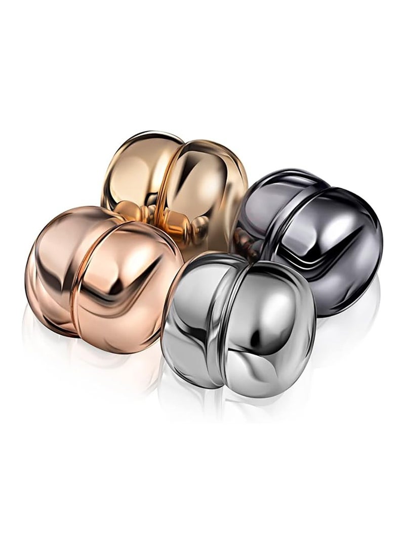 RATSAW 4PCS Hijab Magnets Hijab Magnetic Pins for Women Muslim Strongest Commercial Strength Magnetic Hijab Pins Multi Use Scarf and Hijab Pinless Magnets Pins  - Image 1