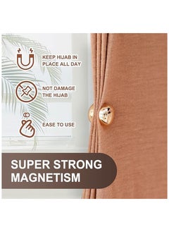 RATSAW 4PCS Hijab Magnets Hijab Magnetic Pins for Women Muslim Strongest Commercial Strength Magnetic Hijab Pins Multi Use Scarf and Hijab Pinless Magnets Pins  - Image 2