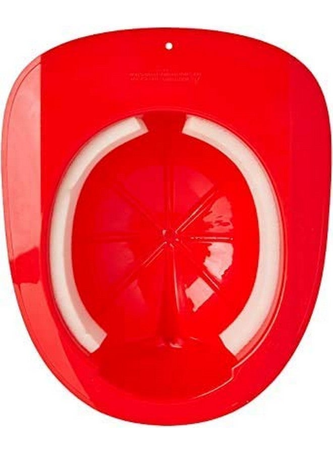 Dress Up America Dress Up America Firefighter Helmet - Fireman's Hat for Adults- Firefighter Costume Accessory - One Size Fits Most (Red)  - Image 4