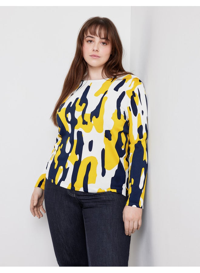 GERRY WEBER Jumper with a print - Image 1
