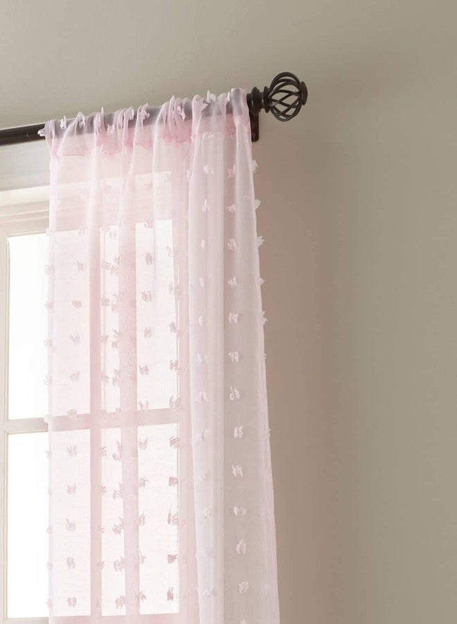 Nanshing America Olly 4 Pack Curtain Panels, 37" x 84", White (Olly4PK-PP-White) - Image 3