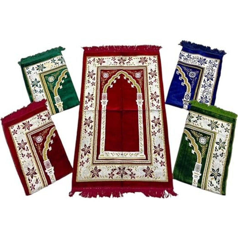 Turkish Prayer Mat Muslim Prayer Rug, Sajadah Muslim Prayer Mat Prayer Mats Muslim for Praying Men, Women, and,Musalla, Prayer Rug - Image 1