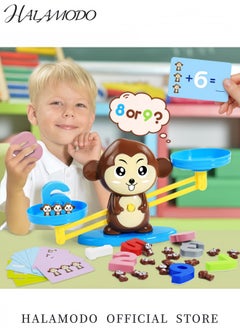 HALAMODO Monkey Balance Counting Game for Kids Educational Math Toy with Number Learning STEM Preschool Toy for 3-6 Year Old Boys & Girls Fun Interactive Math Activities Perfect Birthday Gift  - Image 3