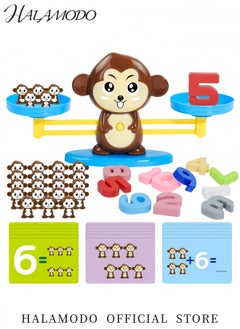 HALAMODO Monkey Balance Counting Game for Kids Educational Math Toy with Number Learning STEM Preschool Toy for 3-6 Year Old Boys & Girls Fun Interactive Math Activities Perfect Birthday Gift  - Image 2