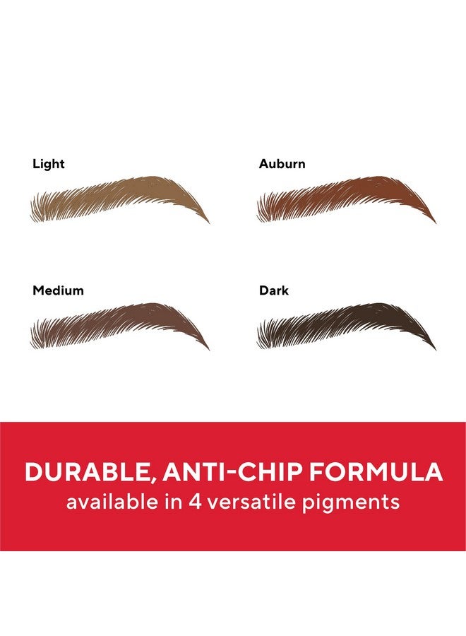 Mirabella Ultra Fine Brow Pencil, Anti-Chip Waterproof Eyebrow Pencil - Smudgeproof, Blendable & Retractable Eyebrow Pencil To Define And Fill In Brows Naturally - Light - Image 1