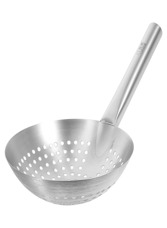 YARDWE Stainless Steel Skimmer Spoon Slotted Strainer Ladle Fine Mesh Wire Oil Filter Mandarin Colander Scoop for Kitchen Cooking (22cm) - Image 1