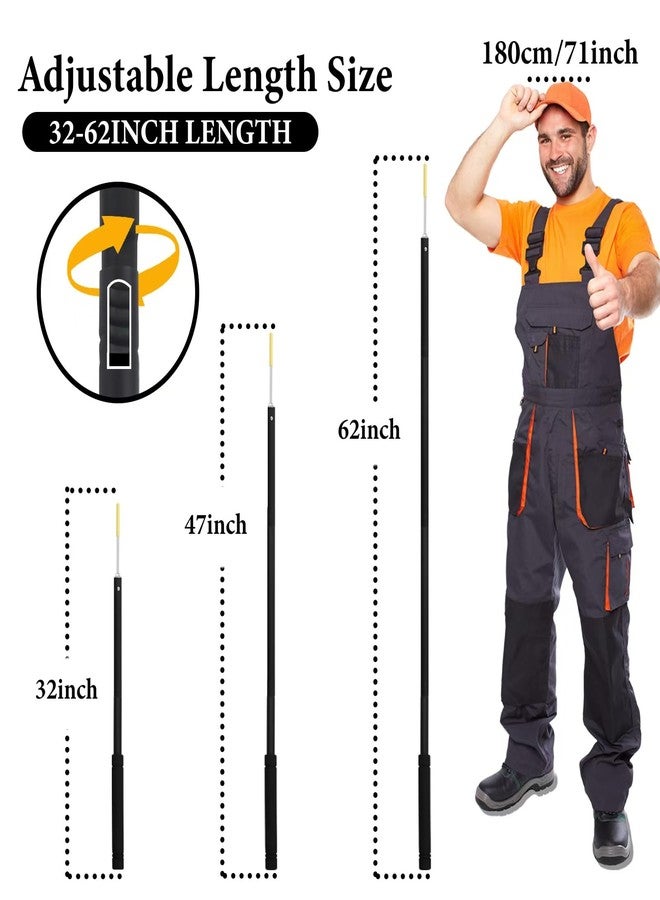 UEGHNS Garbage Picker Upper Tool, Trash Picker Stick Extend 32-62 inch Ergonomic Design Concept Thickened Stainless Steel Material Sturdy Suitable for Paper Towels cans and Plastic Bottles. - Image 2