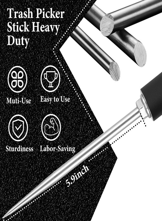 UEGHNS Garbage Picker Upper Tool, Trash Picker Stick Extend 32-62 inch Ergonomic Design Concept Thickened Stainless Steel Material Sturdy Suitable for Paper Towels cans and Plastic Bottles. - Image 4