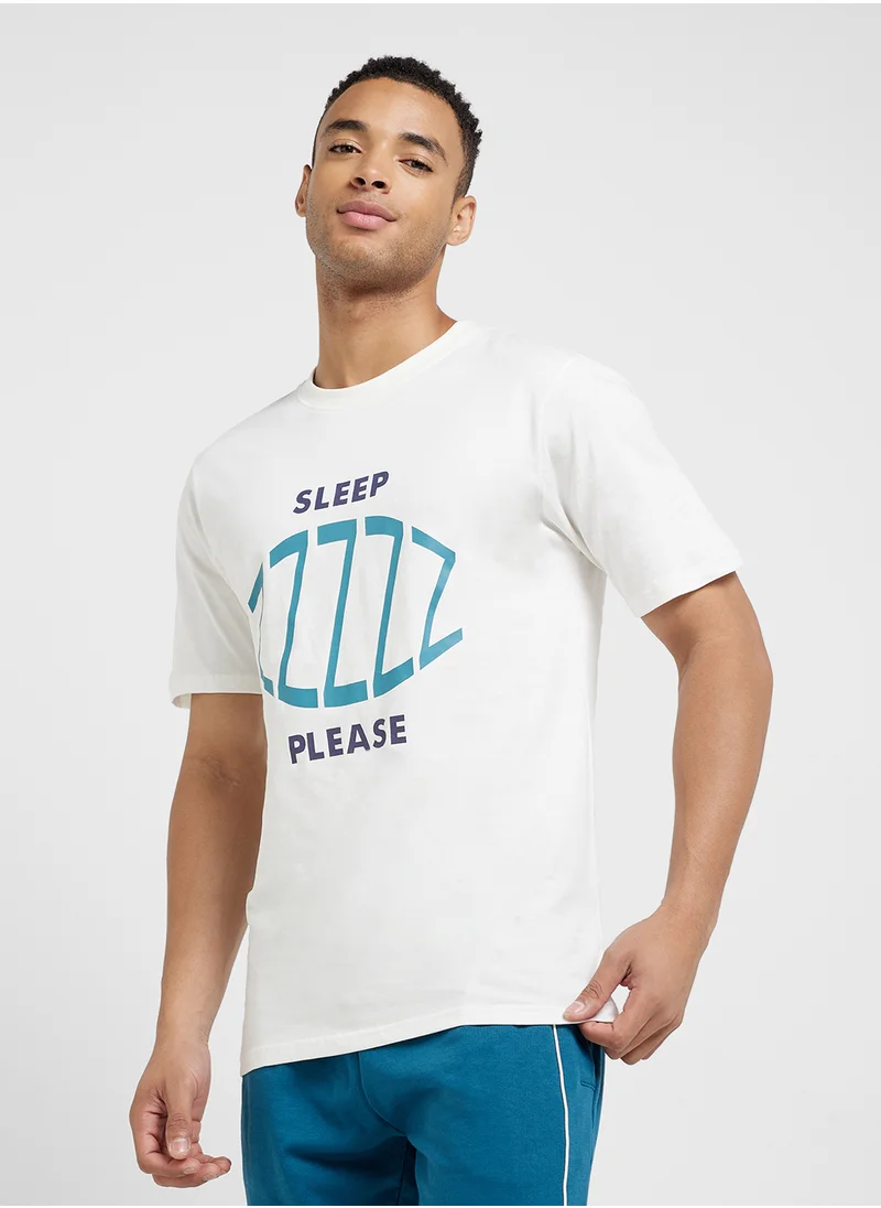 سفنتي فايف Mens Graphic Tee Jogger