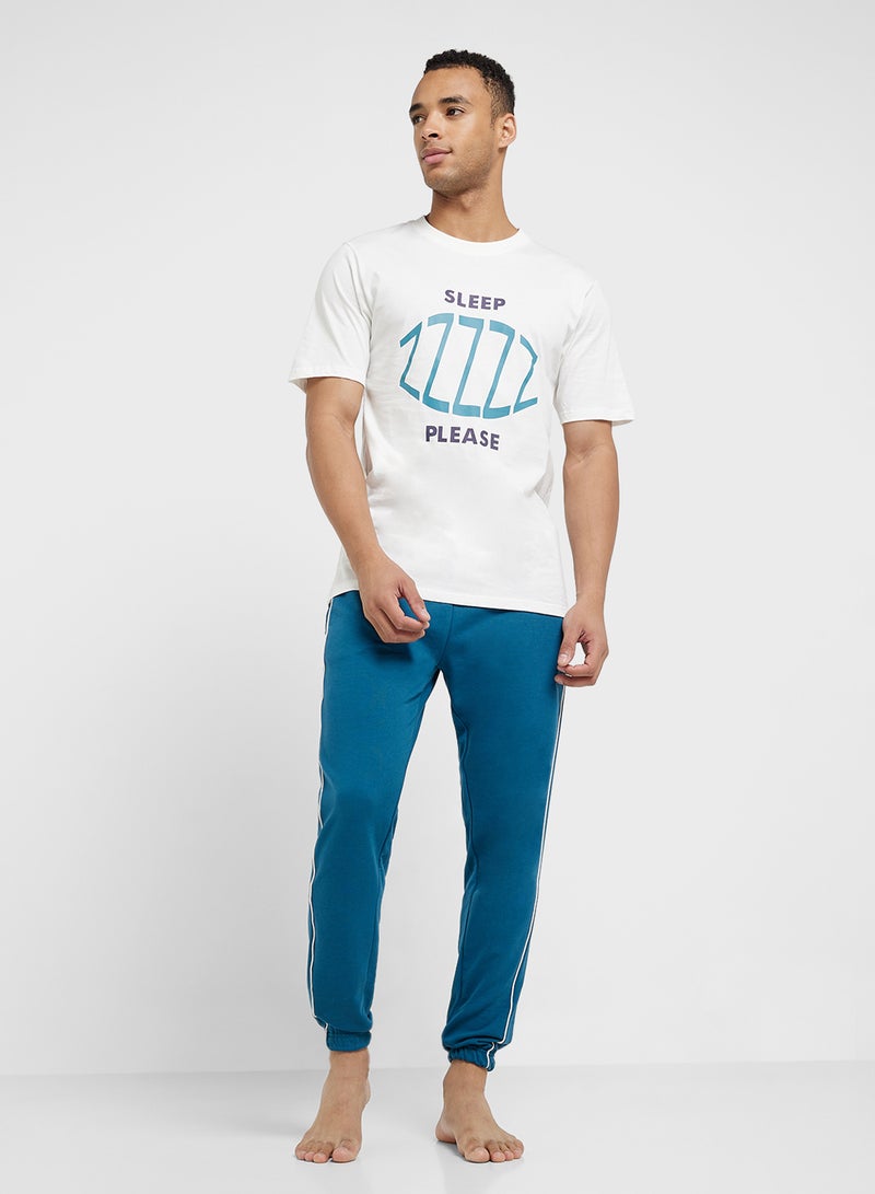 Seventy Five Mens Graphic Tee Jogger - Image 1