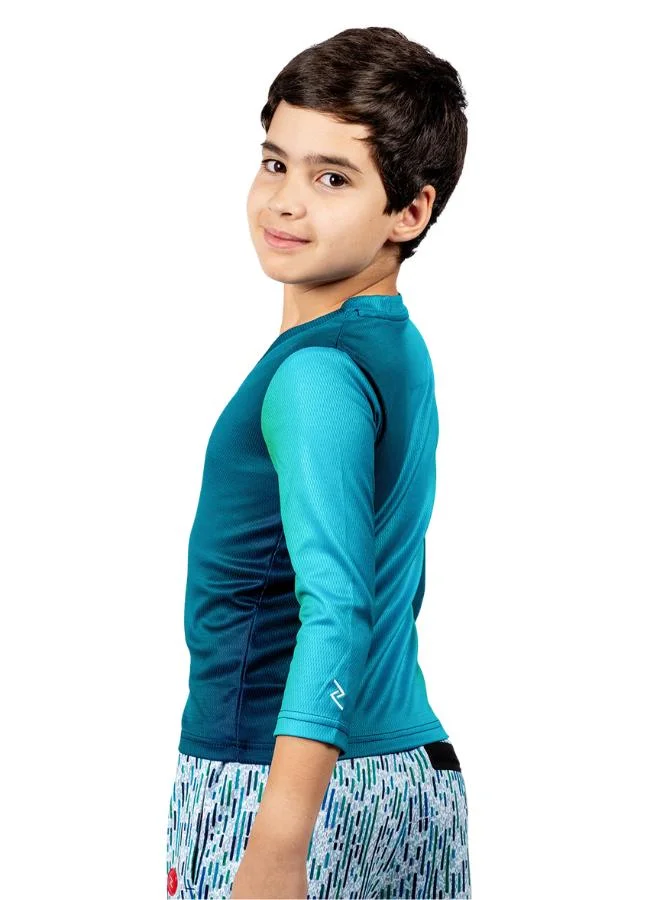 زيسي Boys's v neck t-shirt 3/4th sleeve