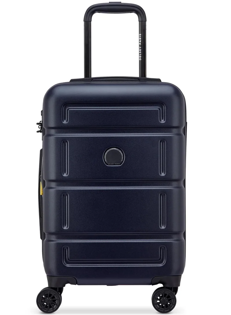 DELSEY Paris camelia 55 cm expandable 4 double-wheeled small cabin suitcase trolley - navy