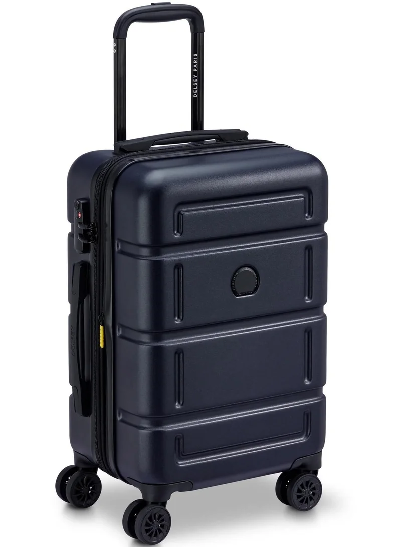 DELSEY Paris camelia 55 cm expandable 4 double-wheeled small cabin suitcase trolley - navy