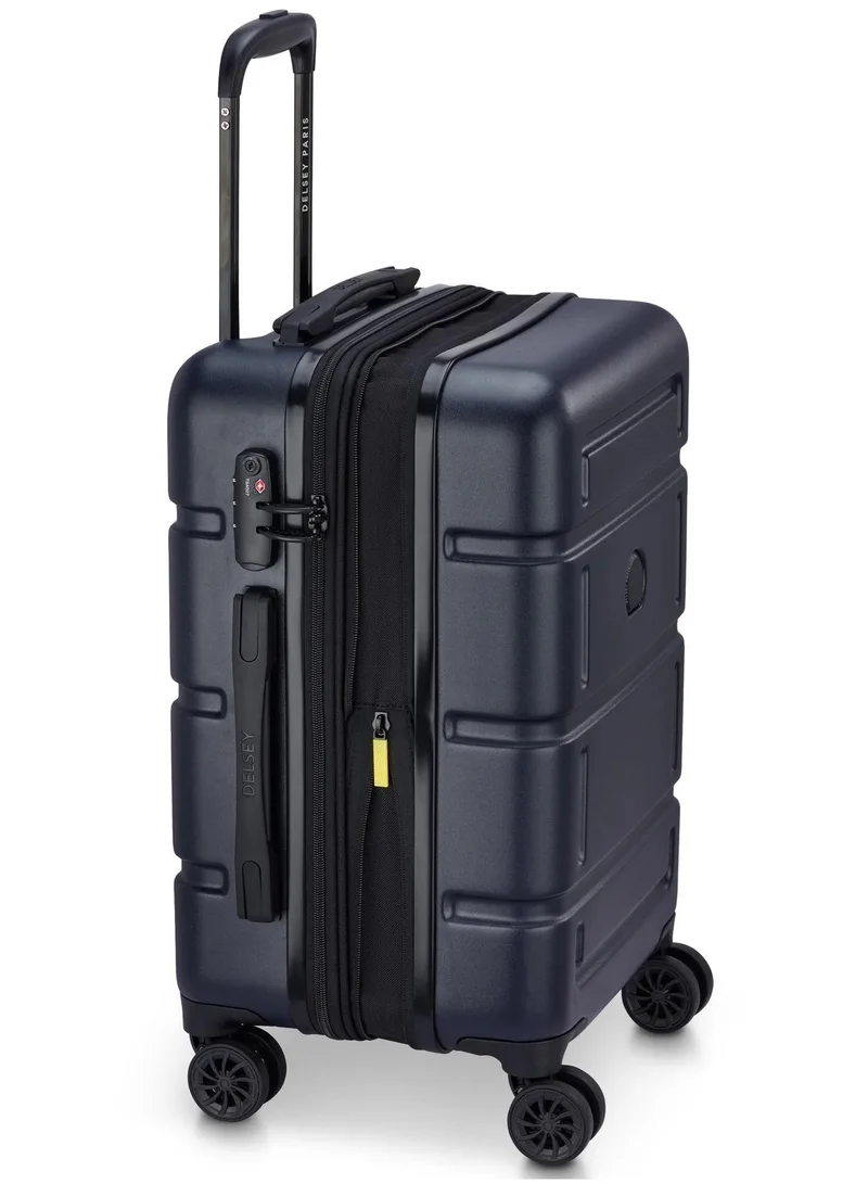 DELSEY Paris  camelia 55 cm expandable 4 double-wheeled small cabin suitcase trolley - navy  | Best Price UAE
