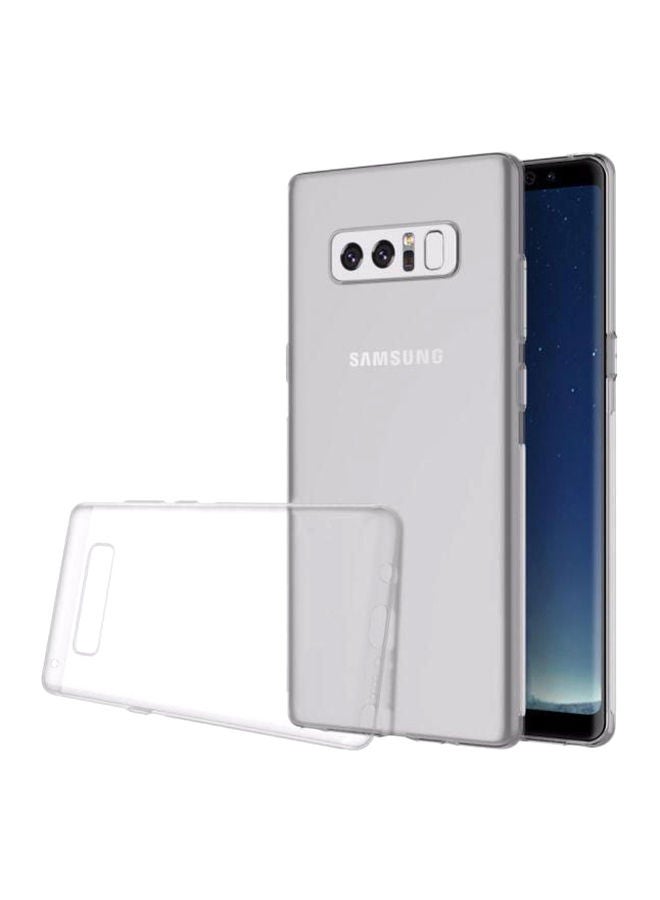 نيبمينينت غطاء حماية واقٍ من السيليكون الناعم والبولي يوريثان الحراري TPU لهاتف سامسونج جلاكسي نوت8 (2017) شفاف