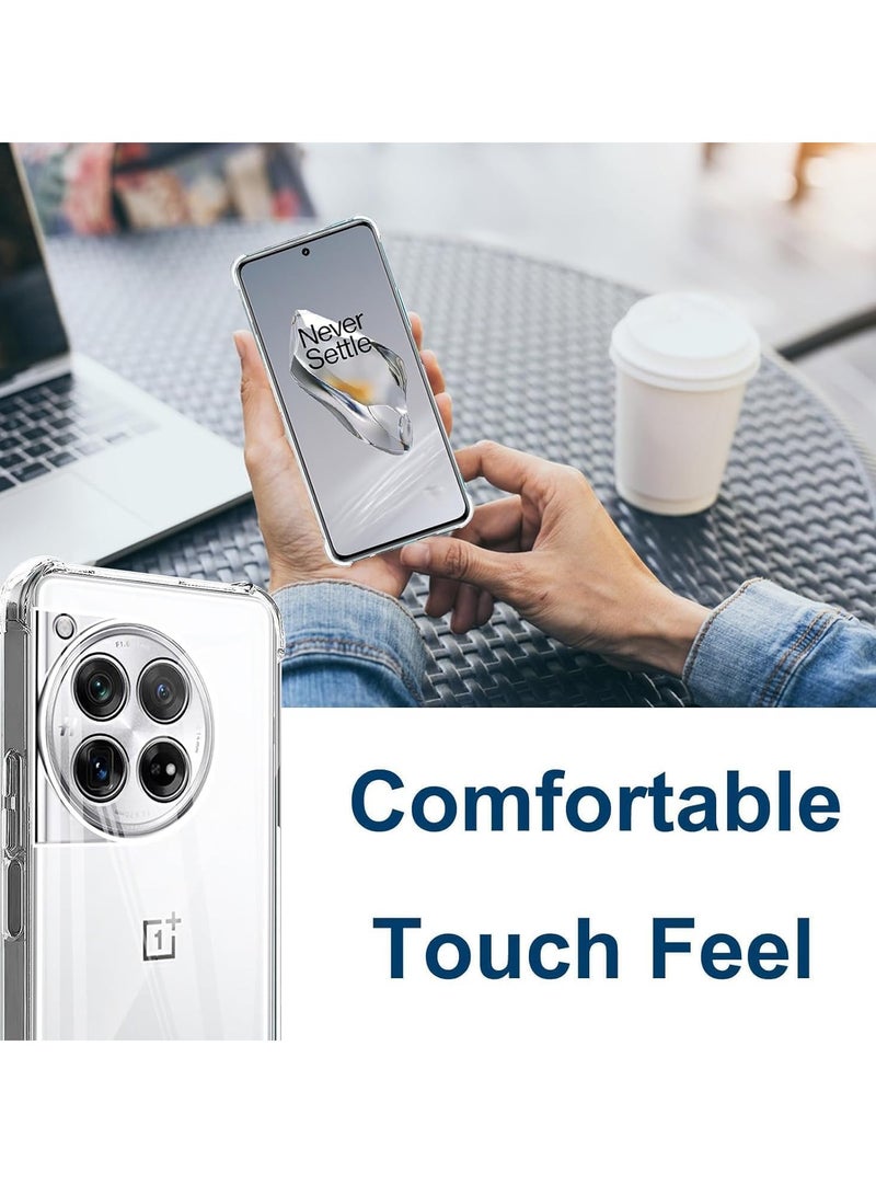 ELTRAZONE Compatible Case for OnePlus 12 – Thin TPU Cover with Camera Protection & Anti-Scratch Slim Fit Flexible Phone Case for OnePlus 12 5G (Clear) - Image 5