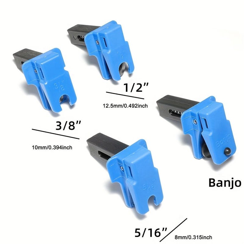 Brake Oil Nozzle Clamp 4Pcs Heavy Duty Steel Plug Tool Leakproof Design - Image 2